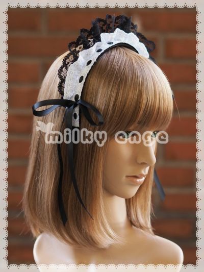 Angelicって／子鹿のミルキーちゃん　美品カチューシャ黒色① Angelicって／子鹿のミルキーちゃん 美品カチューシャ黒色①