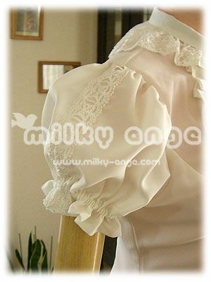 メイド服のmilky ange おでかけ着 セレスティン半袖ブラウス付け