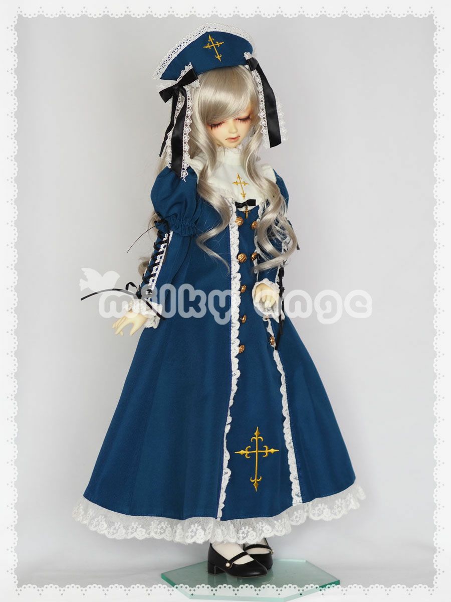 60センチ級ドール用 シスタードレス クリザリン・ロング | milky ange 