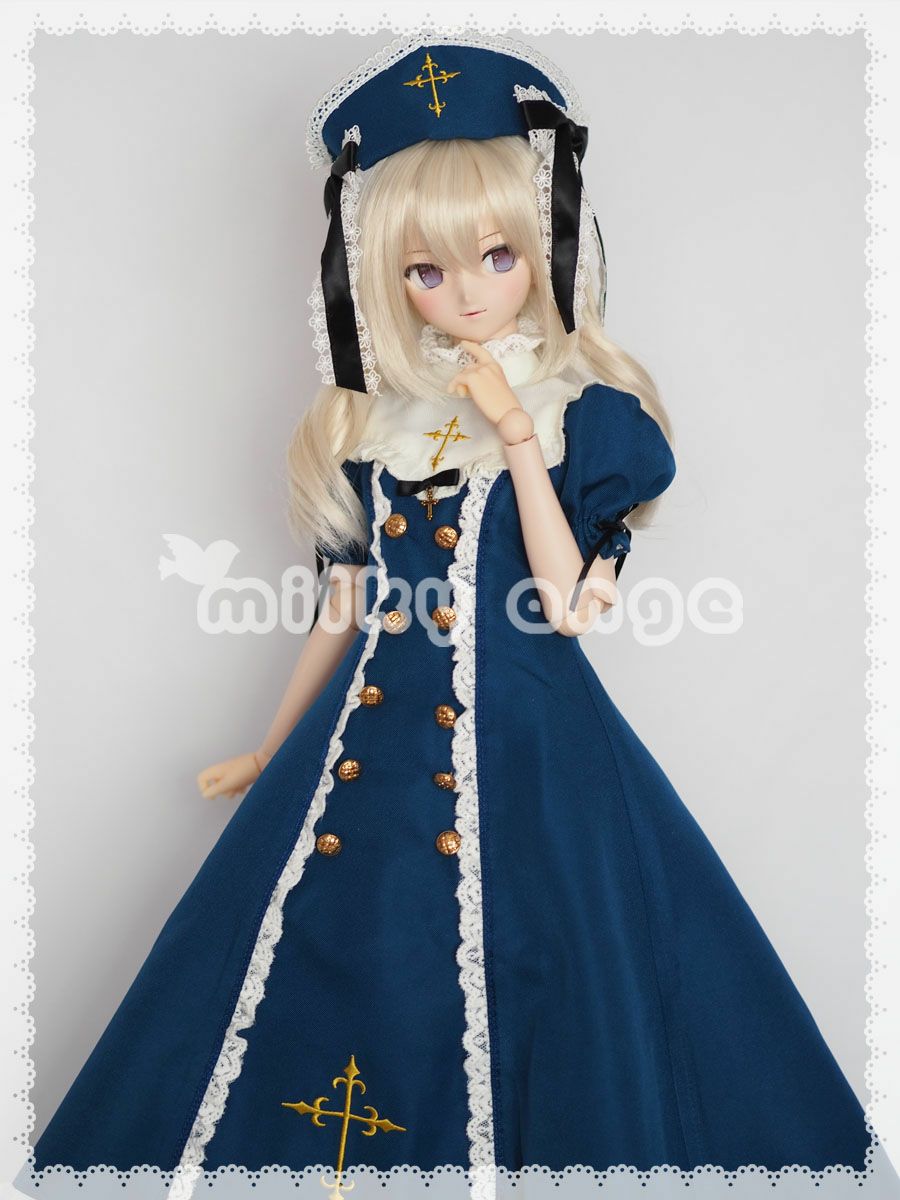 60センチ級ドール用 シスタードレス クリザリン・ロング | milky ange 